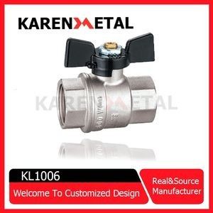 High-Quality Brass Butterfly Handle Ball Valve for Seamless Flow