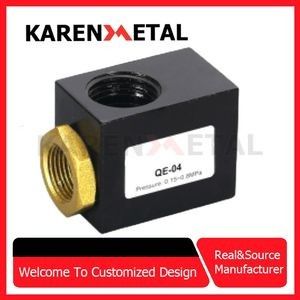 Quality  Qe Series Exhausting Valve Pneumatic Air Quick Release Valve Gas Quick Exhaust Valve factory