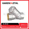 Premium Nickel Plated Brass Y-Type Check Valve and Strainer
