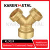 Premium Brass PPR Horizontal Check Valve for Water Pipes