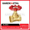 Premium Heavy-Duty Brass Globe Valve with Ergonomic Blue Handle