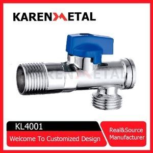 High Quality Thickness New Accessories Brass Chrome Plated Angle Valve