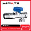 Efficient 90 Degree Brass Stop Valve for Toilets and Sinks
