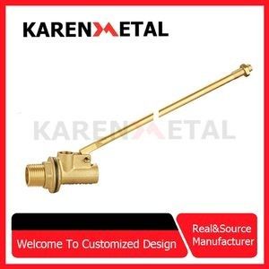 Heavy Duty Control Float Ball Valve Forged Brass Body with Plastic Ball Floater Valve for Water Tank