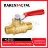 Durable Brass Gas Ball Valve with Comfortable Grip Handle