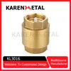 Heavy-Duty Brass Union Check Valve for NPT Pipe Fittings