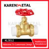 Manufacture Plumbing Copper Gate Valves Thread Brass Control Gate Valve