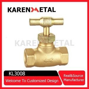 Premium Brass Stop Globe Valve with Sturdy Iron Handle