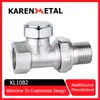Heavy-Duty Straight Cut-off Valve with Premium Nickel Finish