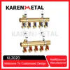 Premium Brass Heating Manifold for Efficient Underfloor Systems